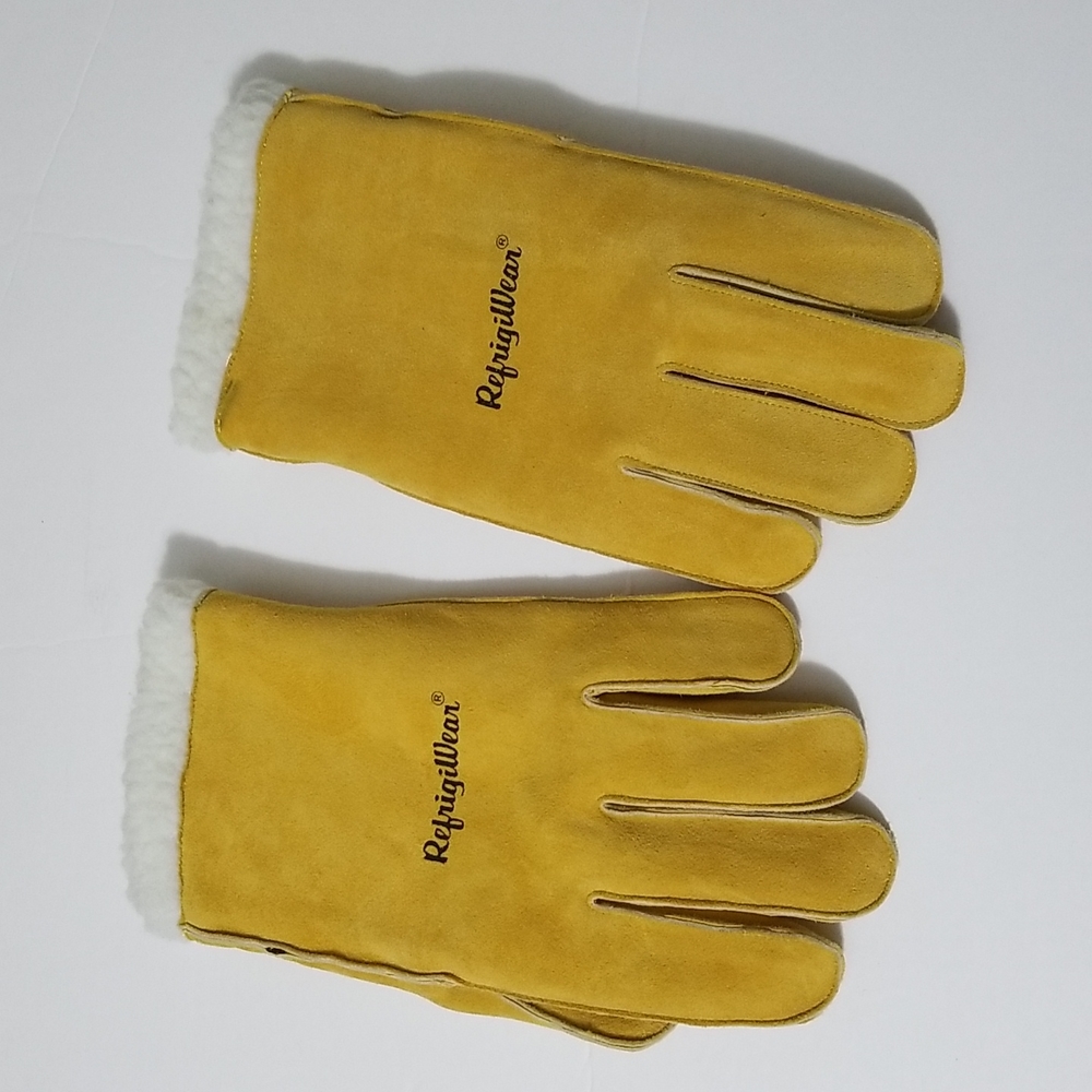 NEW! Refrigiwear leather gloves sz large NWT